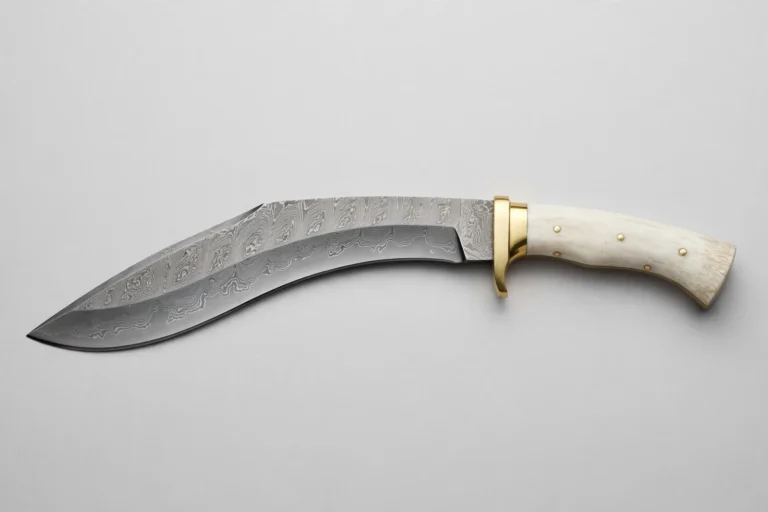 Wolf-Crescent Kukri Knife, handmade by Pakistan Knives & Swords